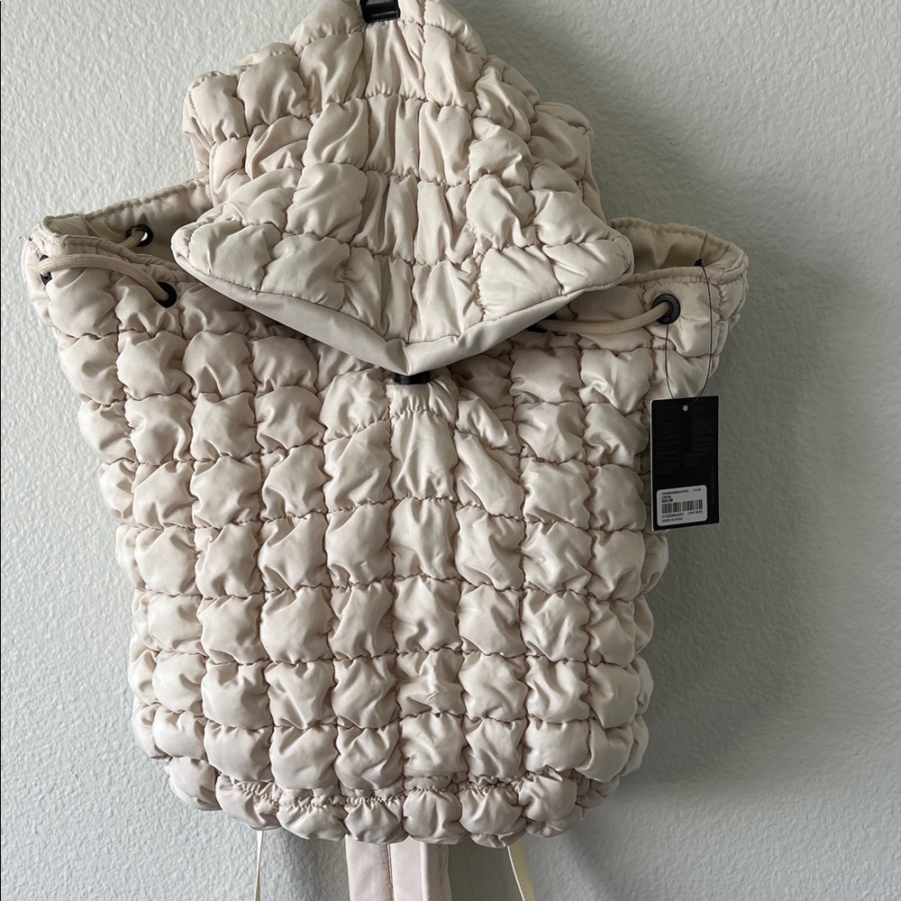 Forever 21  Cream Backpack